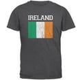 thumbnail image 1 of World Cup Distressed Flag Ireland Dark Heather Adult T-Shirt, 1 of 1