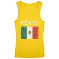 thumbnail image 1 of World Cup Distressed Flag Mexico Youth Girls Tank Top Yellow YMD, 1 of 1