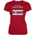 thumbnail image 1 of World Cup Distressed Flag Republica de Costa Rica Red Juniors Soft T-Shirt - Small, 1 of 1