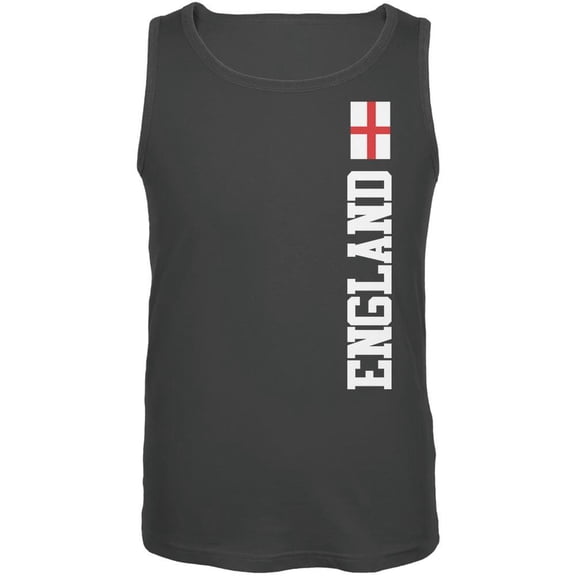 World Cup England Charcoal Adult Tank Top