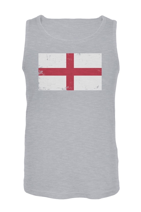 World Cup England Distressed Flag Tank Top - Large