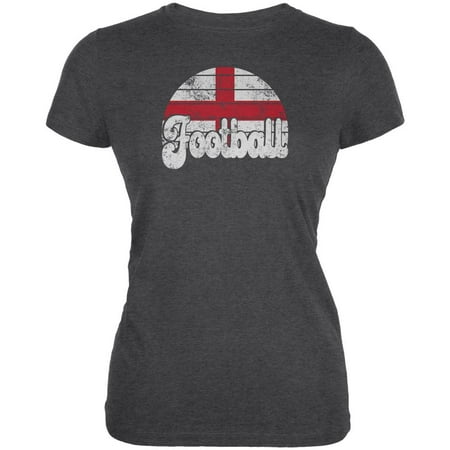 World Cup England Football Soccer Juniors Soft T Shirt Deep Heather 2XL