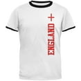 thumbnail image 1 of World Cup England Mens Ringer T Shirt White-Black MD, 1 of 1