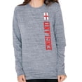 thumbnail image 1 of World Cup England Mens Soft Long Sleeve T Shirt Heather SM, 1 of 1