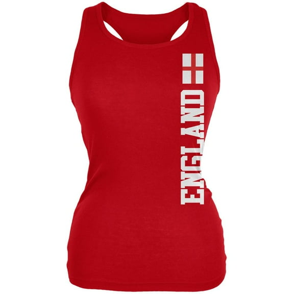 World Cup England Red Juniors Soft Tank Top