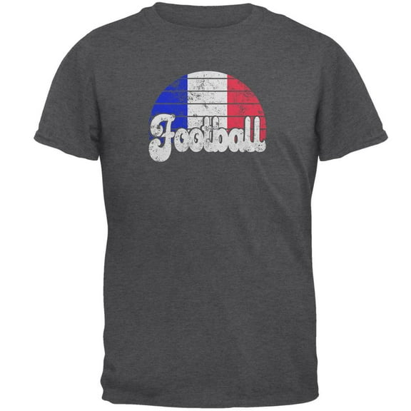 World Cup France Football Soccer Mens T Shirt Dark Heather 4X-LG