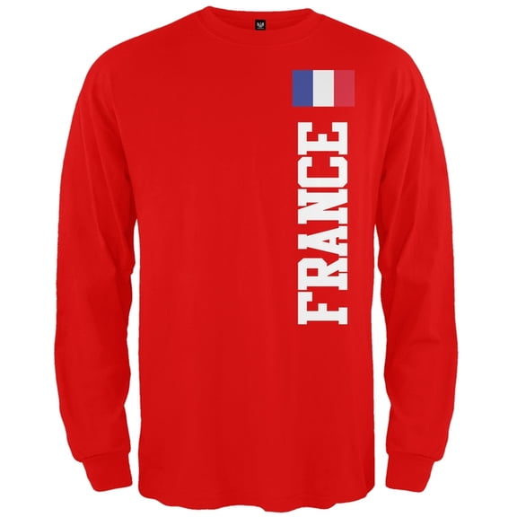World Cup France Men's Long Sleeve T-Shirt - Large