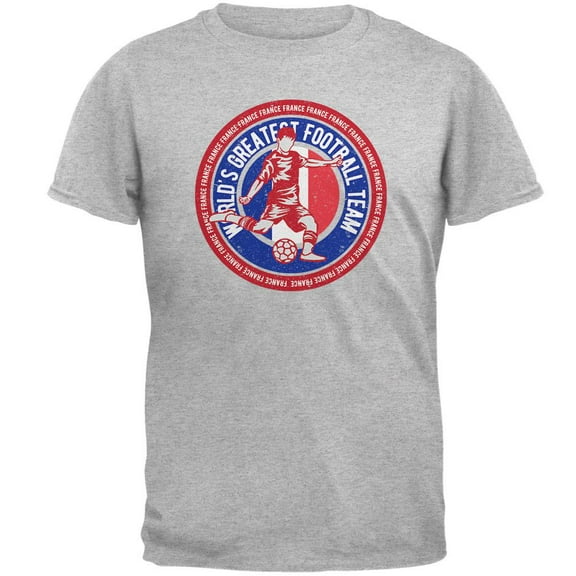 World Cup France Soccer World's Best Football Team Mens T Shirt Heather X-LG