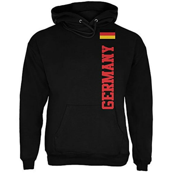 World Cup Germany Black Adult Hoodie - X-Large