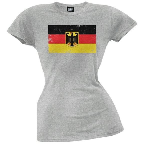 World Cup Germany Distressed Flag Juniors T-Shirt - X-Large
