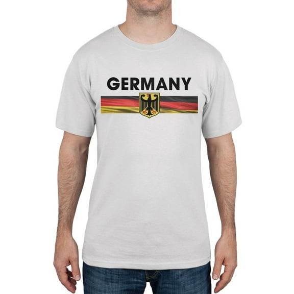 World Cup Germany Eagle Crest White Soccer T-Shirt - Large
