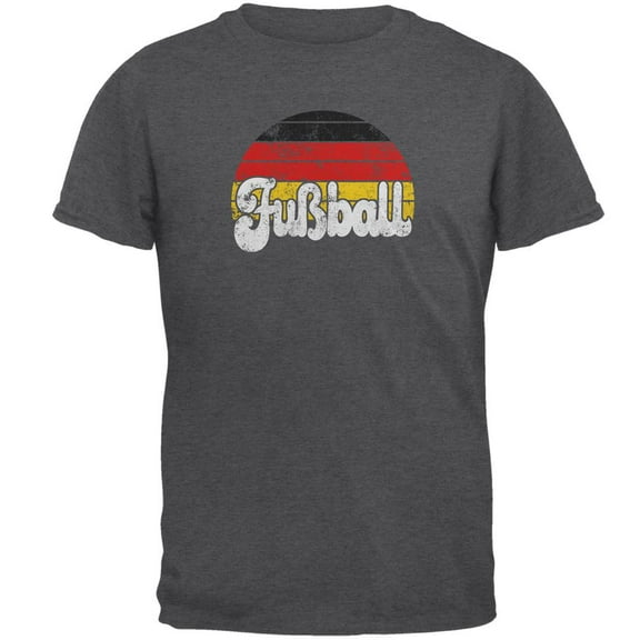 World Cup Germany Fussball Football Soccer Mens T Shirt Dark Heather X-LG