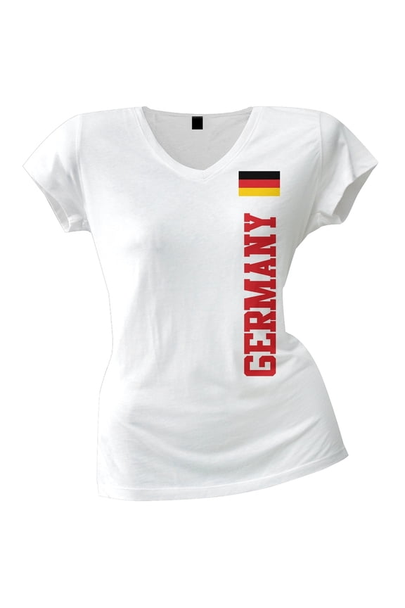 World Cup Germany Juniors V-Neck T-Shirt - Medium