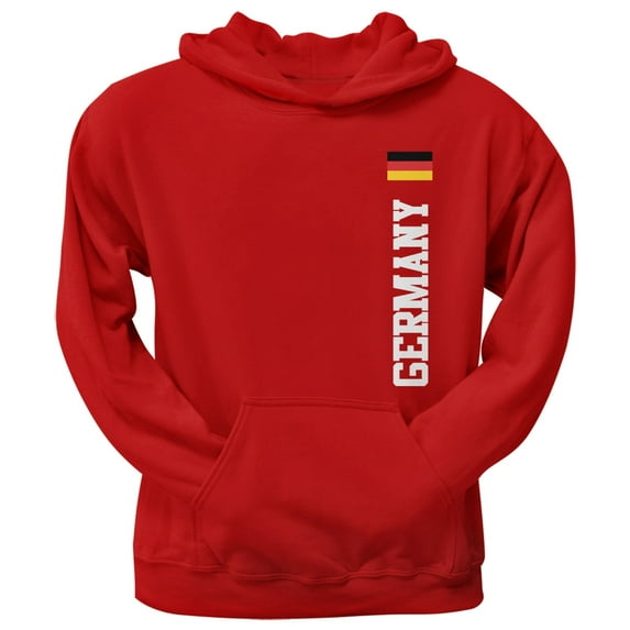 World Cup Germany Red Adult Pullover Hoodie - Large