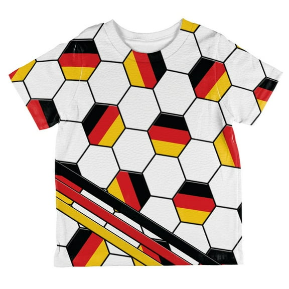 World Cup Germany Soccer Ball All Over Toddler T Shirt Multi 2T