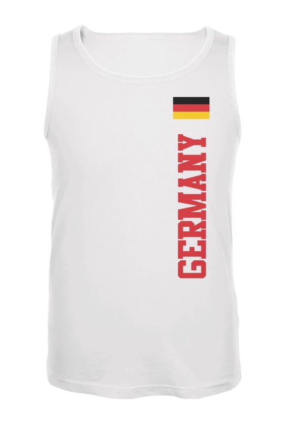 World Cup Germany White Adult Tank Top - Large