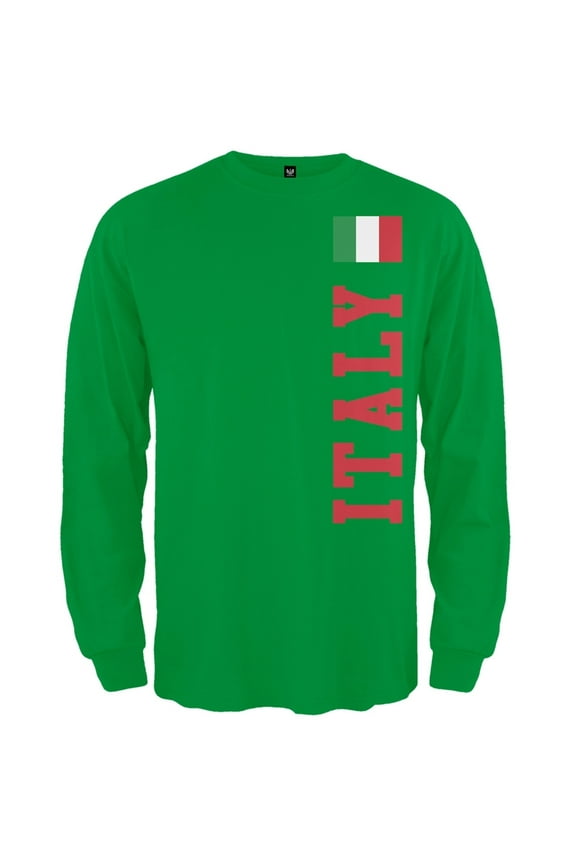 World Cup Italy Men's Long Sleeve T-Shirt - 2X-Large