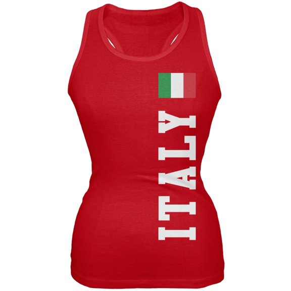 World Cup Italy Red Juniors Tank Top - X-Large