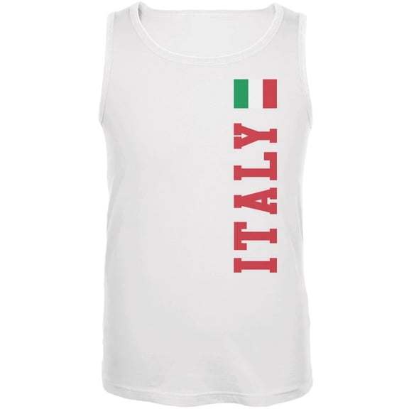 World Cup Italy White Adult Tank Top - Small