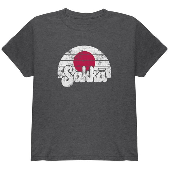 World Cup Japan Sakka Football Soccer Youth T Shirt Dark Heather YSM