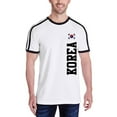 thumbnail image 1 of World Cup Korea Mens Soccer Jersey T-Shirt White-Black SM, 1 of 1