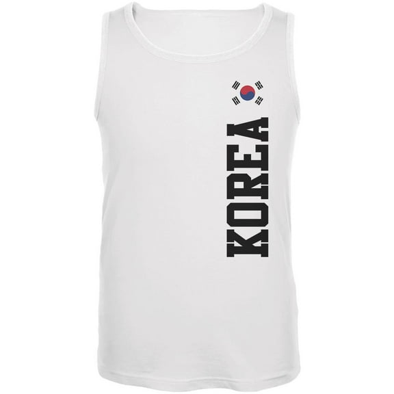 World Cup Korea Mens Tank Top White LG