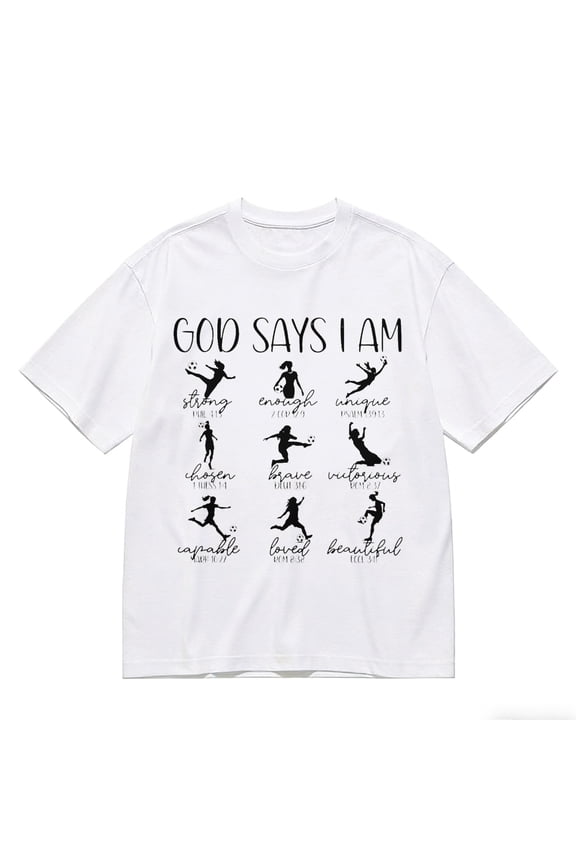 World Cup Men's T-Shirt Chosen Brave Victorious   Capable Loved Beautiful Comfortable And Versatile Outdoor Casual Short Sleeve