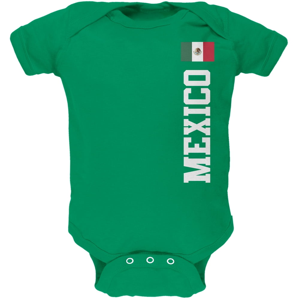 World Cup Mexico Green Baby One Piece - 3-6 months