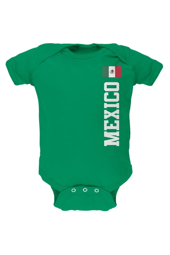 World Cup Mexico Green Baby One Piece - 3-6 months