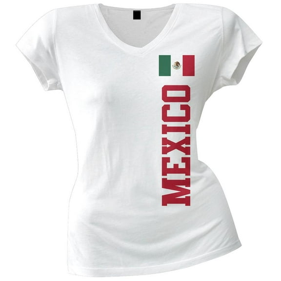 World Cup Mexico Juniors V-Neck T-Shirt - Medium