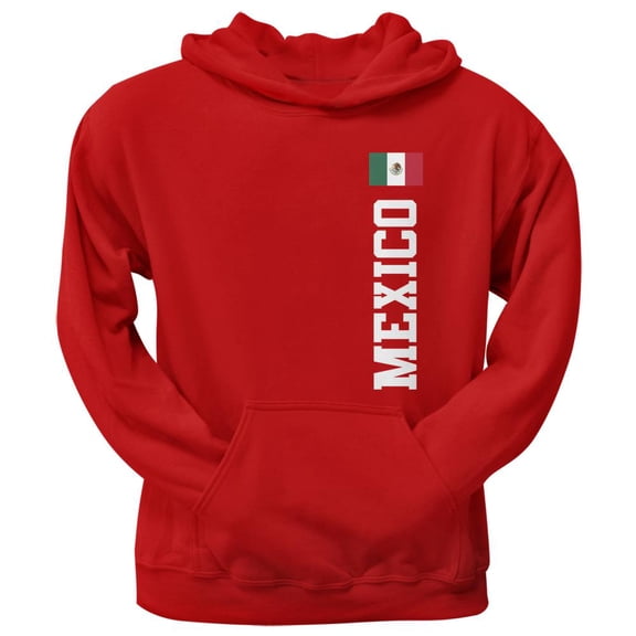 World Cup Mexico Red Adult Pullover Hoodie - 2X-Large