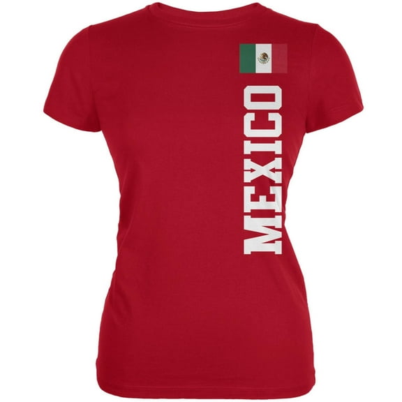 World Cup Mexico Red Juniors Soft T-Shirt - Medium