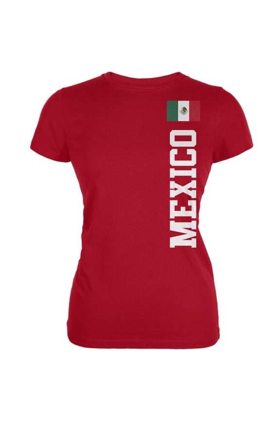 World Cup Mexico Red Juniors Soft T-Shirt - Medium