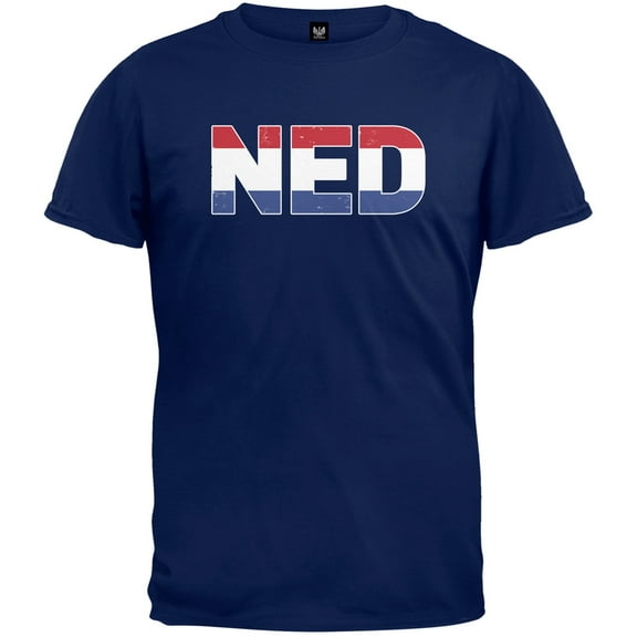 World Cup NED Netherlands Distressed T-shirt - Medium