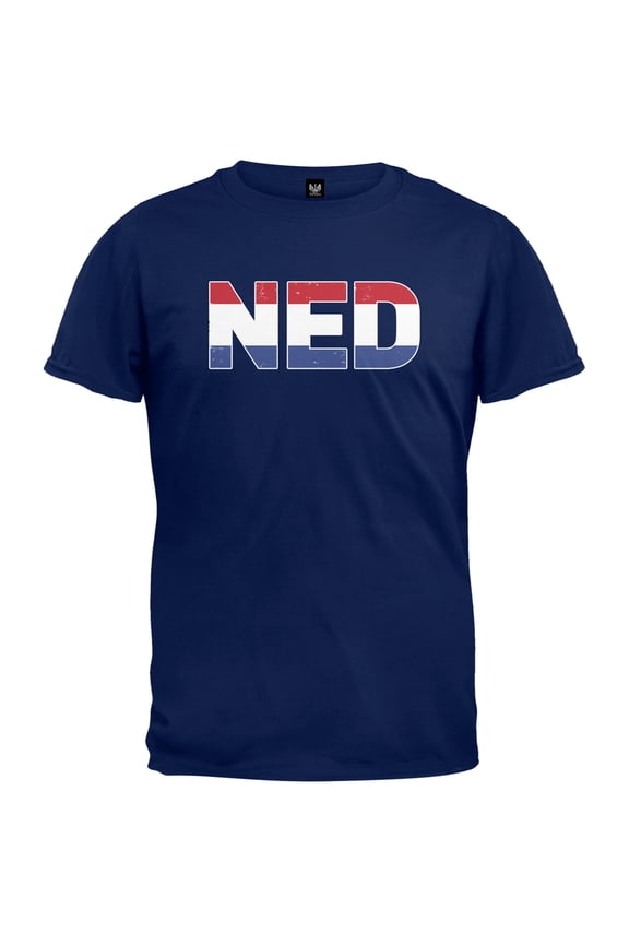 World Cup NED Netherlands Distressed T-shirt - Medium