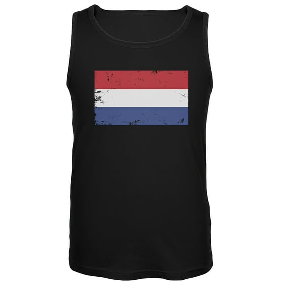 World Cup Netherlands Distressed Flag Tank Top - 2X-Large