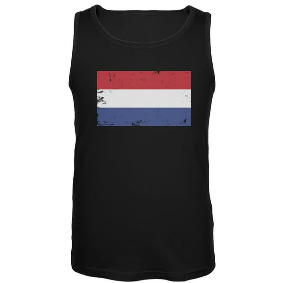 World Cup Netherlands Distressed Flag Tank Top - Small