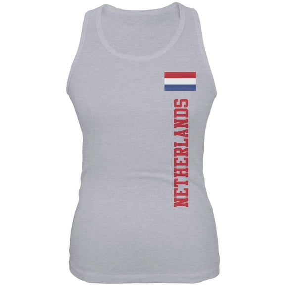 World Cup Netherlands Heather Grey Juniors Soft Tank Top