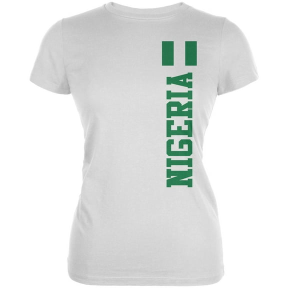 World Cup Nigeria Juniors Soft T Shirt White LG