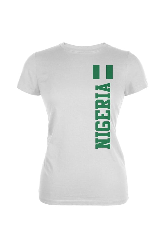 World Cup Nigeria Juniors Soft T Shirt White LG