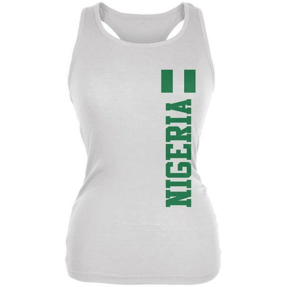 World Cup Nigeria Juniors Soft Tank Top White LG