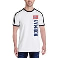 thumbnail image 1 of World Cup Norway Mens Soccer Jersey T Shirt White-Black 2XL, 1 of 1