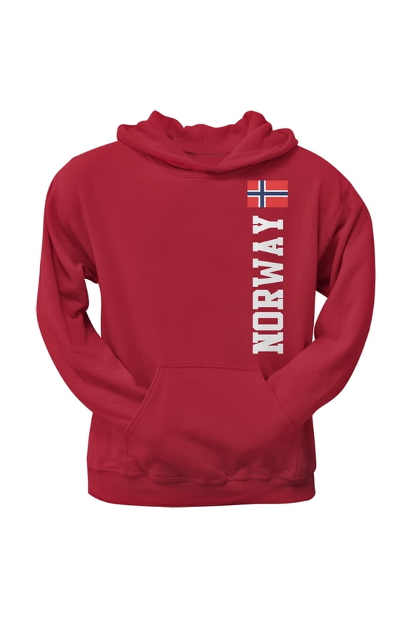 World Cup Norway Red Adult Pullover Hoodie - Large