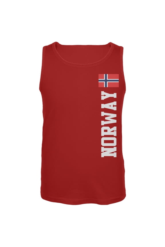 World Cup Norway Red Adult Tank Top - Medium