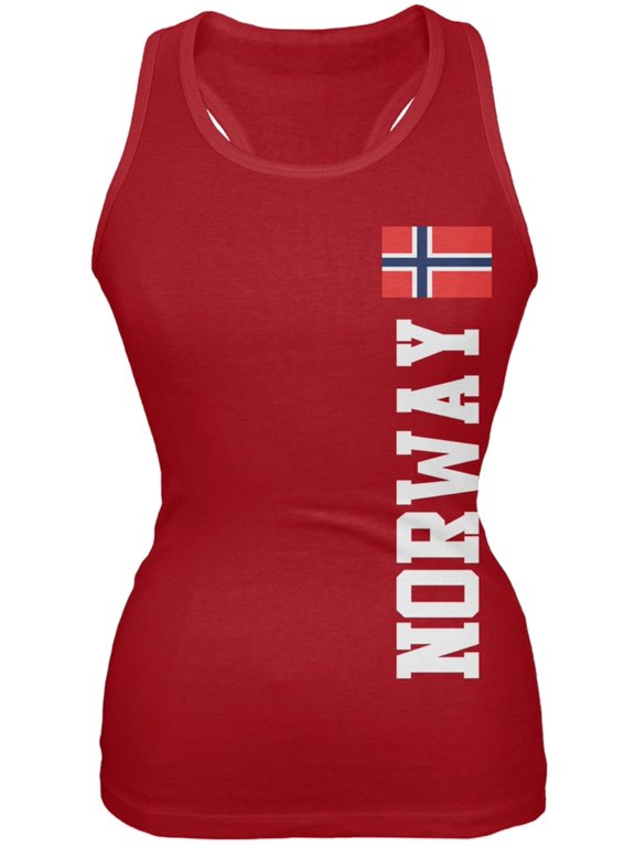 World Cup Norway Red Soft Juniors Tank Top - Small