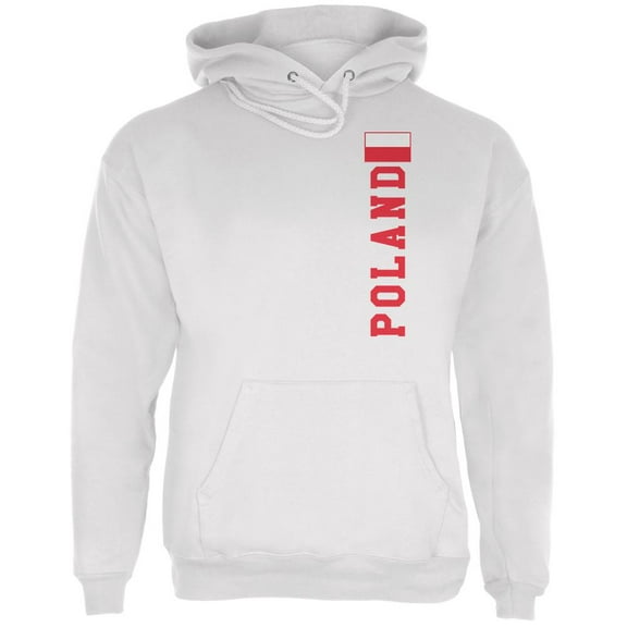 World Cup Poland Mens Hoodie White MD