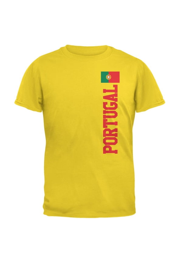 World Cup Portugal Mens T Shirt Yellow MD