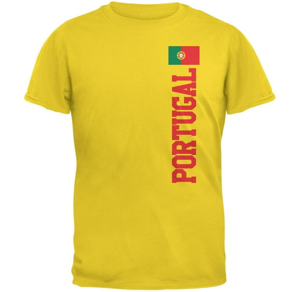 World Cup Portugal Mens T Shirt Yellow SM