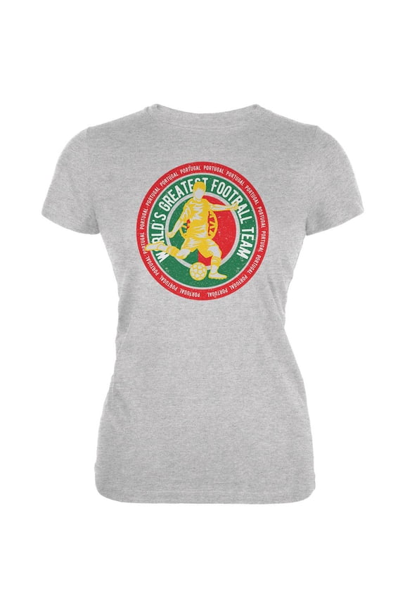 World Cup Portugal Soccer World's Best Football Team Juniors Soft T Shirt