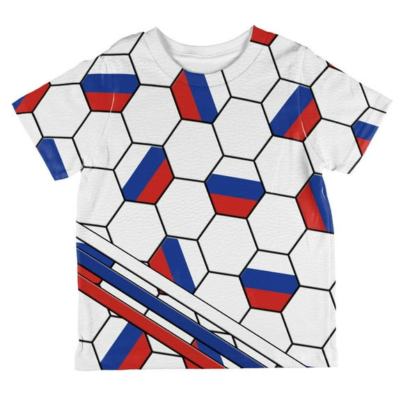 World Cup Russia Soccer Ball All Over Toddler T Shirt Multi 6T